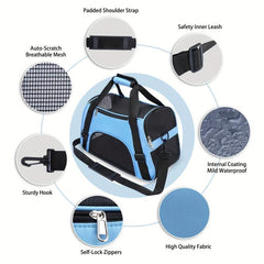 Cat Travel Portable Bag Soft Sided Pet Carrier Bag For Cats