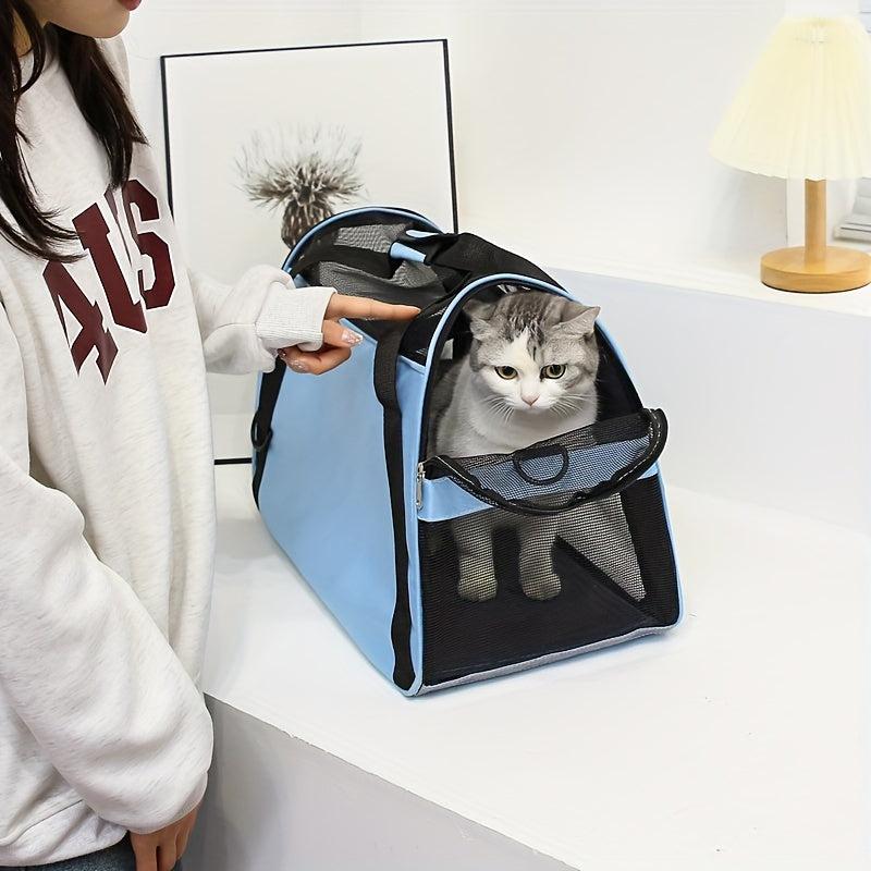 Cat Travel Portable Bag Soft Sided Pet Carrier Bag For Cats