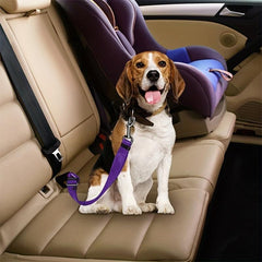 Adjustable Pet Dog Car Safety Belt with Traction for Car Seat