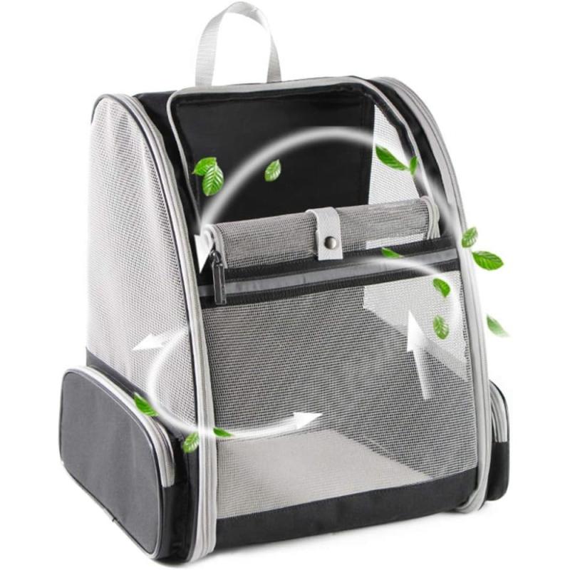 Pet Backpack Portable Dog Carrier Breathable Dog Travel Shoulder Bag