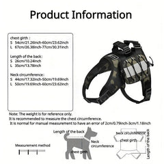 Camouflage Dog Backpack Adjustable Saddle Bag