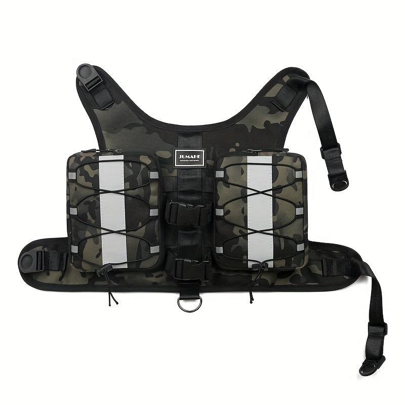 Camouflage Dog Backpack Adjustable Saddle Bag