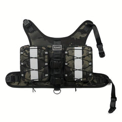Camouflage Dog Backpack Adjustable Saddle Bag