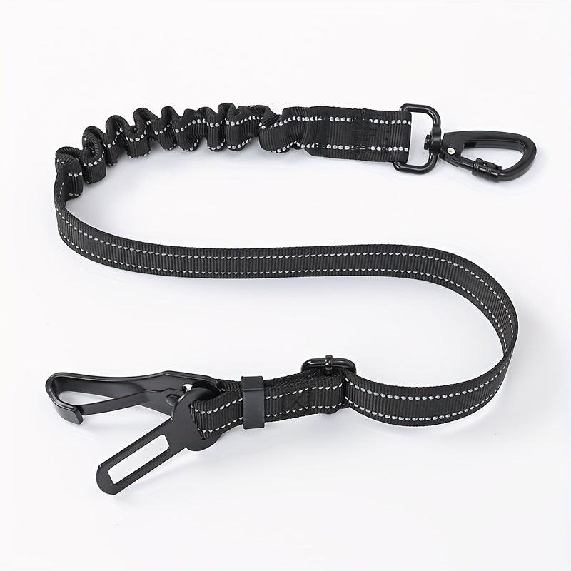Retractable Dog Leash Reflective Car Seat Belt