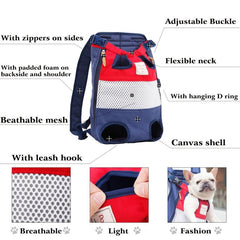 Hands Pet Traveling Easy Dog & Cat Carrier Backpack