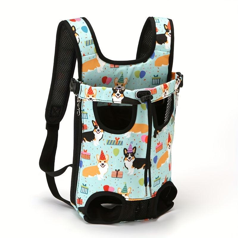 Pet Bag Portable Backpack for Going Out Dog Chest Bag Foldable Cat Bag