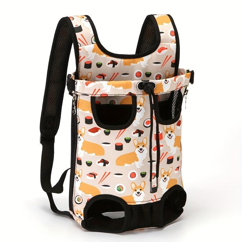 Pet Bag Portable Backpack for Going Out Dog Chest Bag Foldable Cat Bag