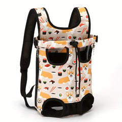 Pet Bag Portable Backpack for Going Out Dog Chest Bag Foldable Cat Bag
