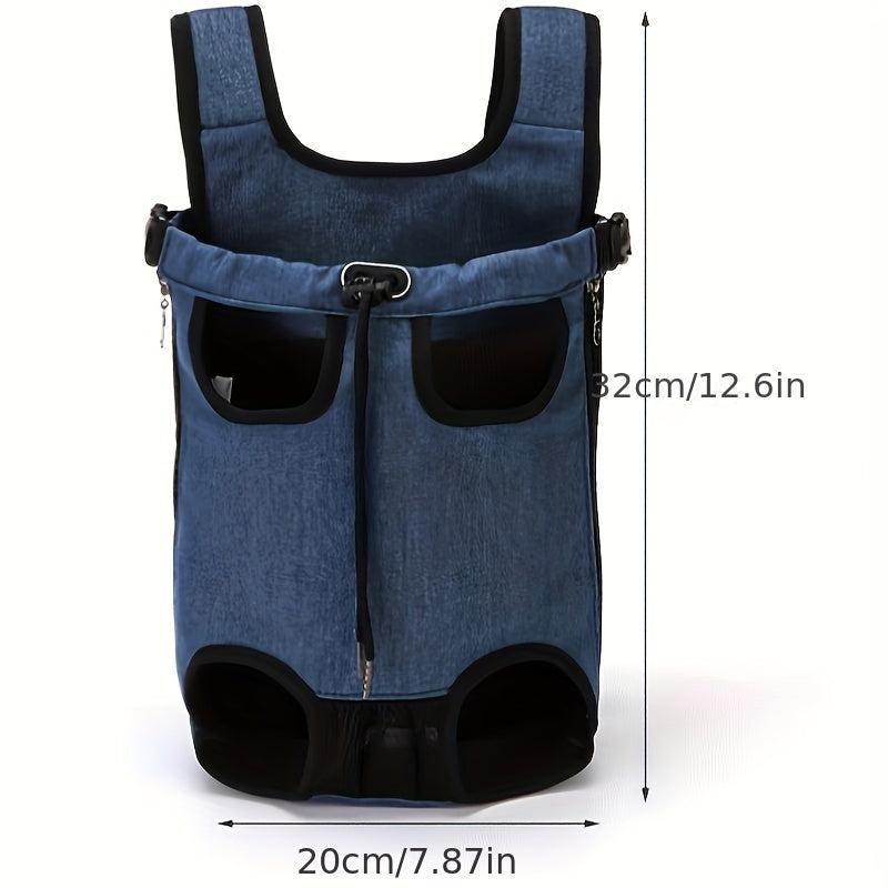 Pet Bag Portable Backpack for Going Out Dog Chest Bag Foldable Cat Bag