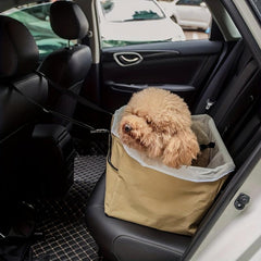 Waterproof Dog Car Seat Cover Scratch Resistant Travel Car Bed