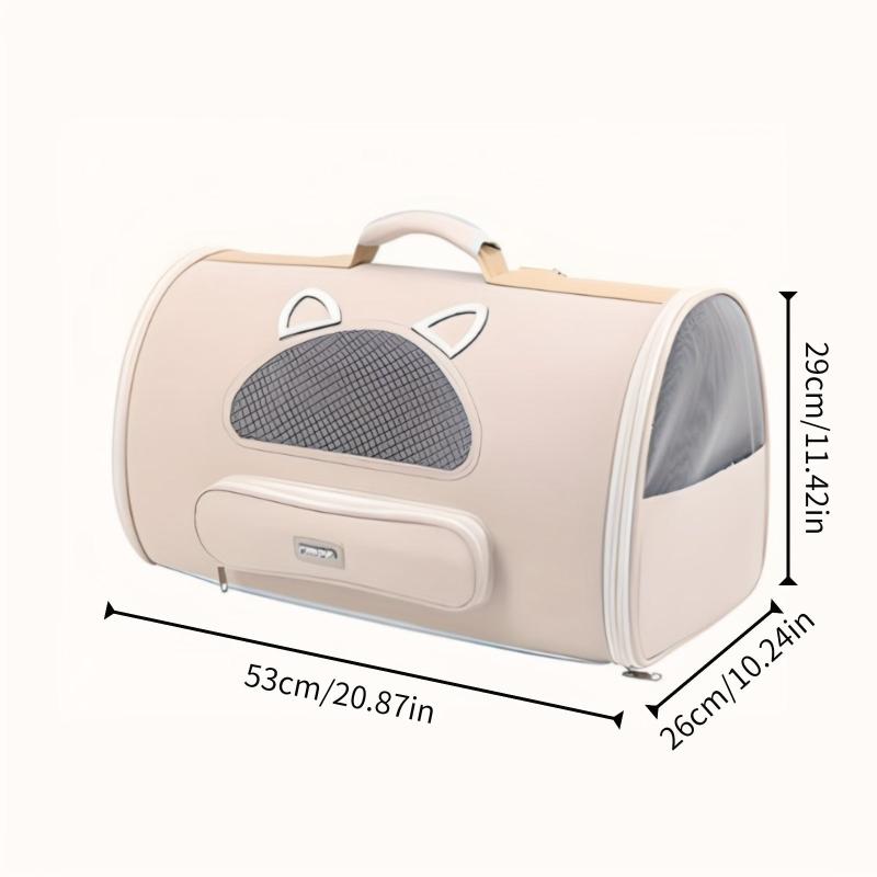 Foldable Cat Backpack Pet Carrier Bag Breathable Mesh Portable Handbag
