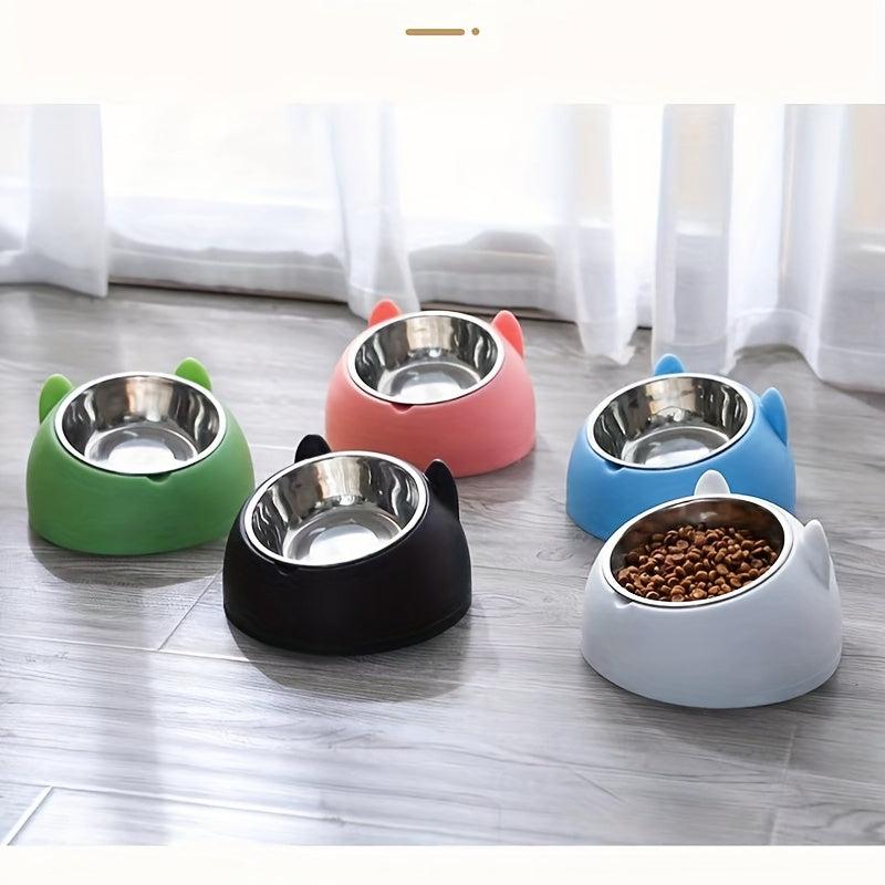 Elevated Stainless Steel Pet Bowls for Cats and Dogs