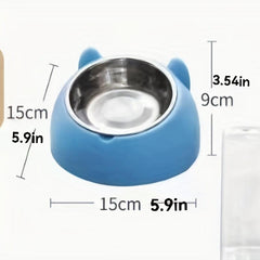 Elevated Stainless Steel Pet Bowls for Cats and Dogs