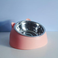 Elevated Stainless Steel Pet Bowls for Cats and Dogs