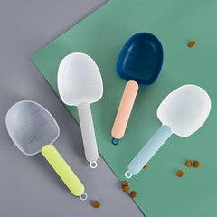 Cat Food Scoop with Clip Handle - Pet Tableware