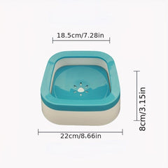 No Spill Pet Water Bowl for Dogs and Cats