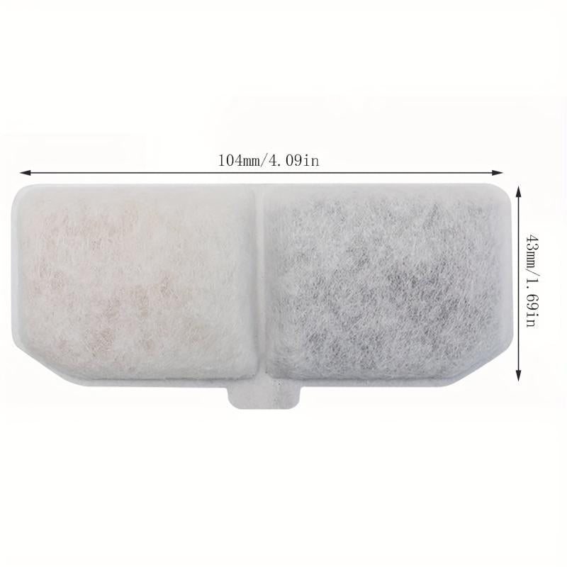 10pcs Activated Carbon Filter for Cat Water Fountain
