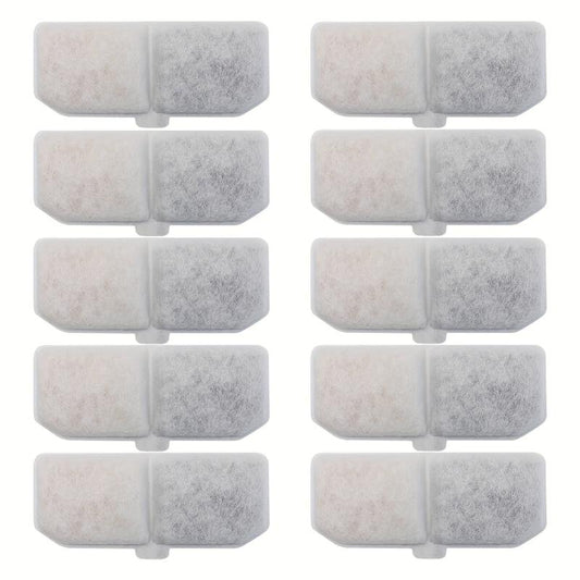 10pcs Activated Carbon Filter for Cat Water Fountain