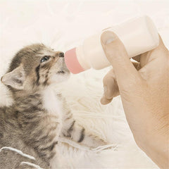 Cat Kitten Puppy Feeding Bottle - Milk Feeder - Anti choking