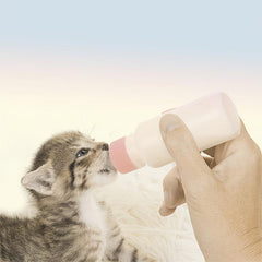 Cat Kitten Puppy Feeding Bottle - Milk Feeder - Anti choking