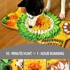 Interactive Dog Snuffle Mat for Slow Feeding