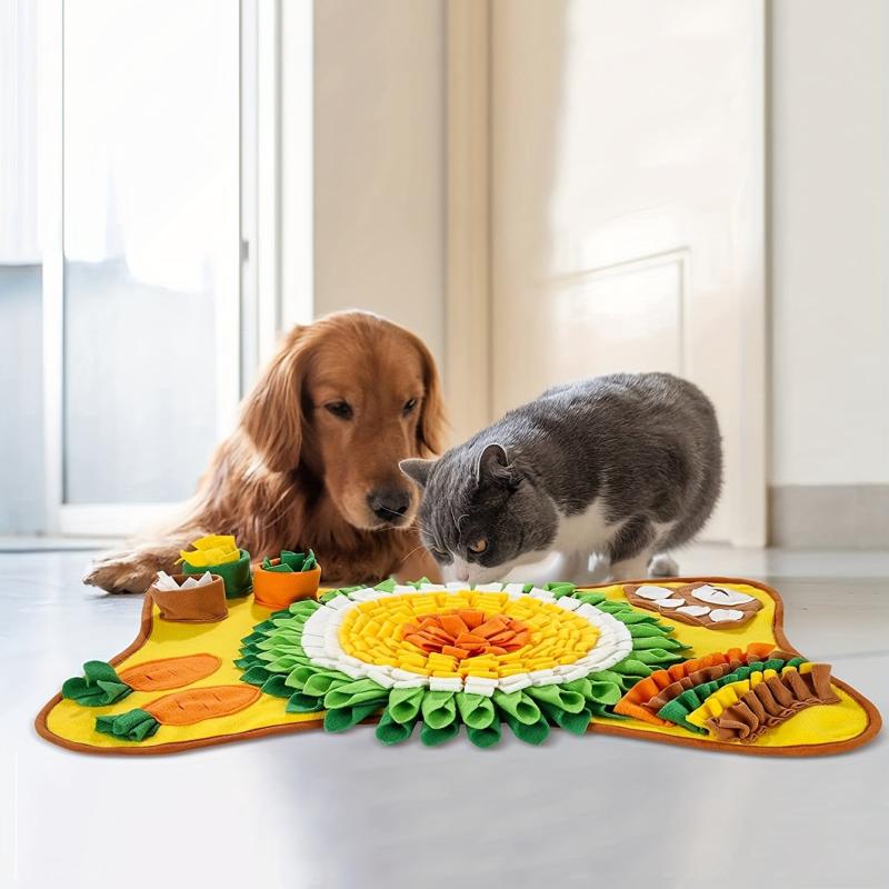 Interactive Dog Snuffle Mat for Slow Feeding