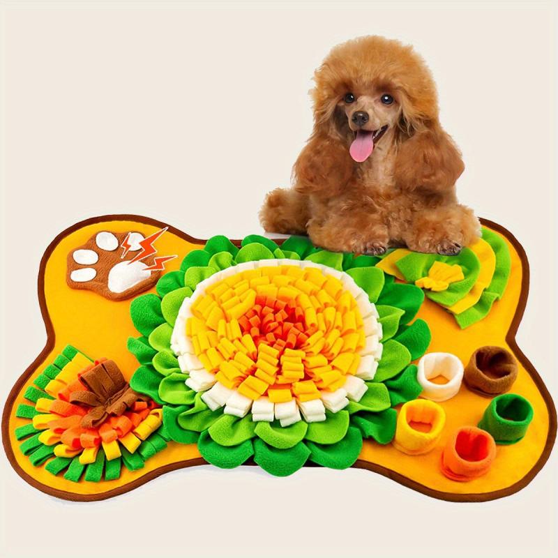 Interactive Dog Snuffle Mat for Slow Feeding