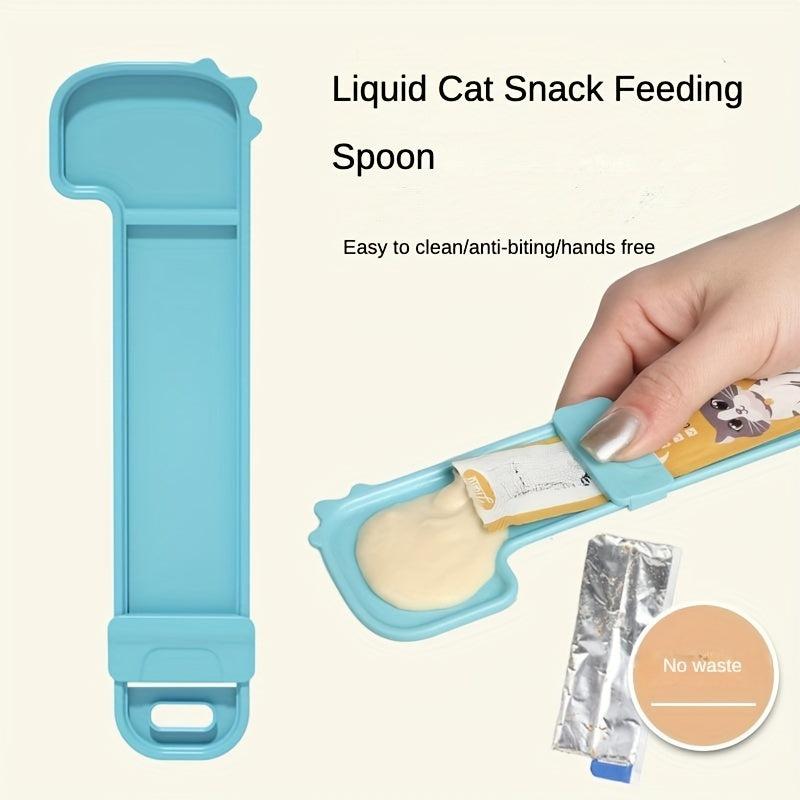 Cat Strip Squeeze Spoon Pet Supplies Cat Strip Feeder For Wet Cat Treats