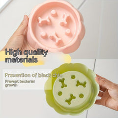 Slow Feeder Pet Bowl For Dog Cat Anxiety Relief Slow Food Feeding