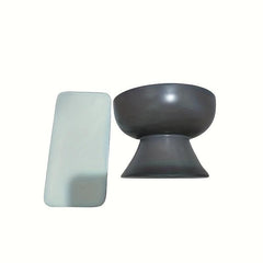 Ceramic Elevated Cat Bowl Inclined Food Water Bowl for Indoor Cats