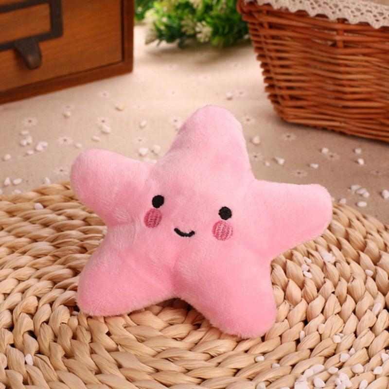 Cuddly Starfish Pet Toy - Squeaky Fun for Pets!