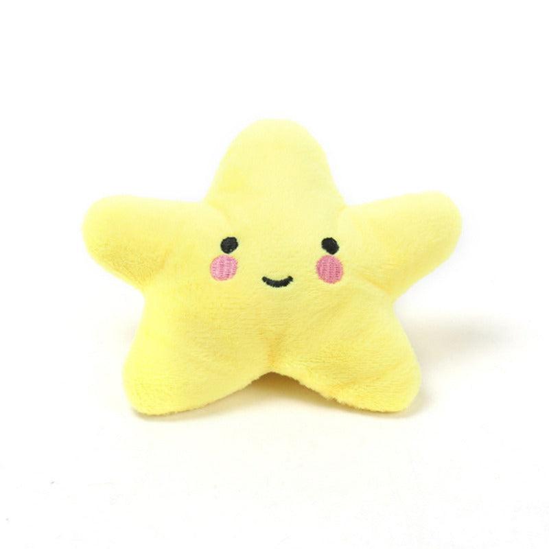 Cuddly Starfish Pet Toy - Squeaky Fun for Pets!