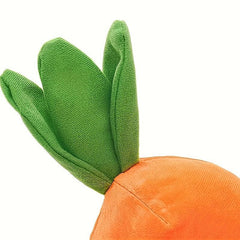 Large Carrot Pet Squeaky Plush Toy for Dogs