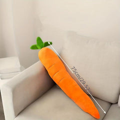 Large Carrot Pet Squeaky Plush Toy for Dogs