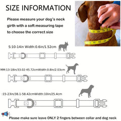 Daisy Flower Pattern Dog Collar Soft Adjustable For Dogs