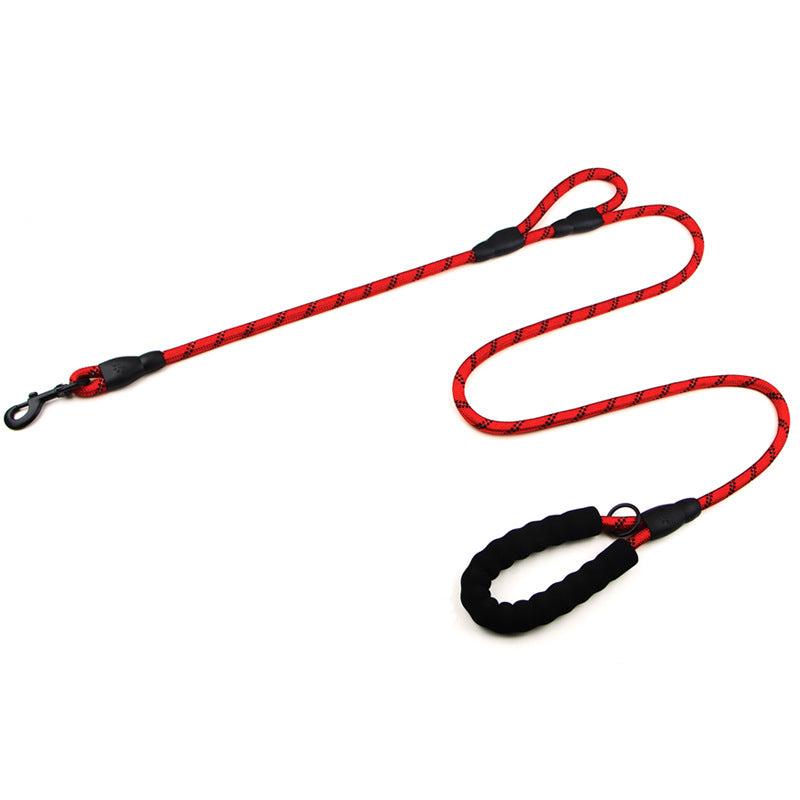 Reflective Heavy Duty Dog Leash with Two Handles