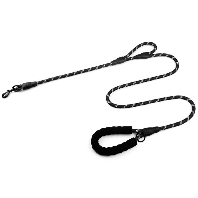Reflective Heavy Duty Dog Leash with Two Handles