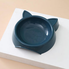 Cat Shaped Pet Feeding Bowl Non Slip Base
