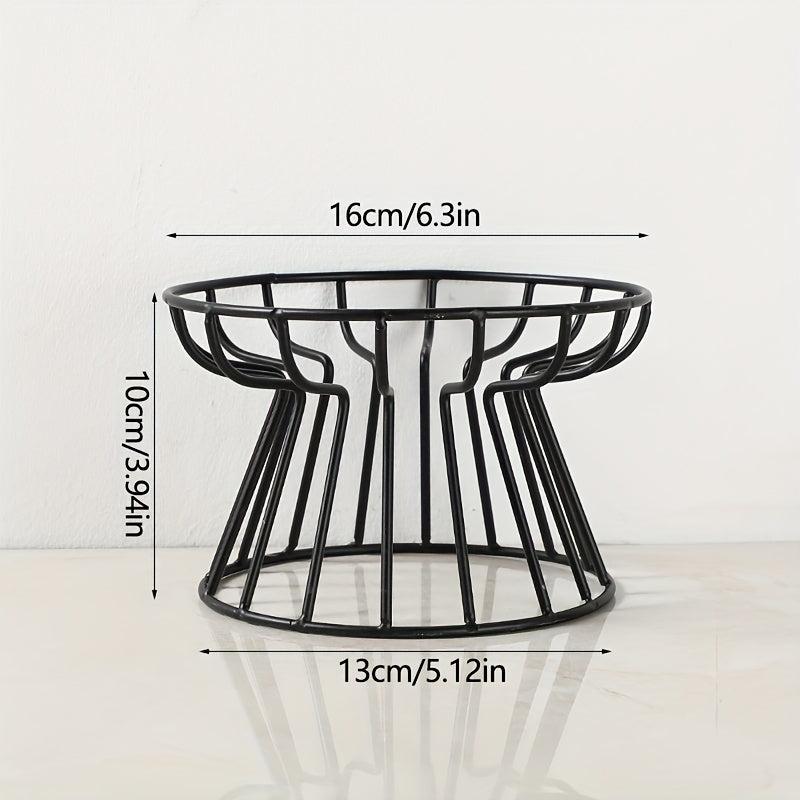 Ceramic Cat Dish Bowl Elevated Feeder with Iron Stand