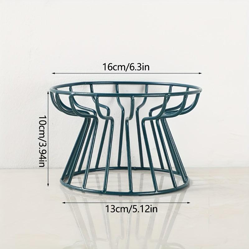 Ceramic Cat Dish Bowl Elevated Feeder with Iron Stand