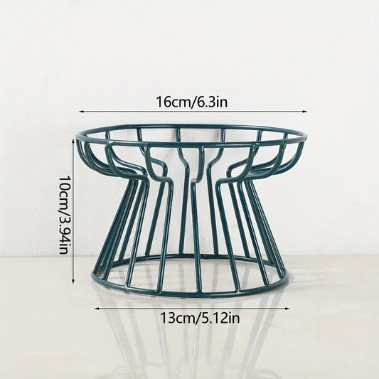 Ceramic Cat Dish Bowl Elevated Feeder with Iron Stand