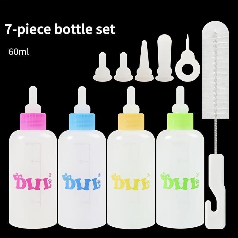 Pet Nursing Bottle Kit for Kitten Puppy Feeding