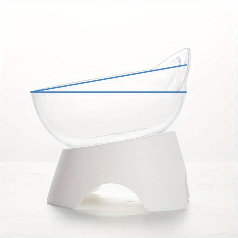 Elevated Pet Inclined Food Bowl Water Bowl for Cervical Spine Protection