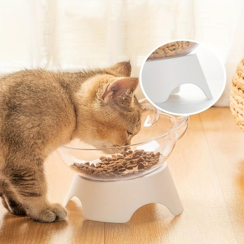 Elevated Pet Inclined Food Bowl Water Bowl for Cervical Spine Protection