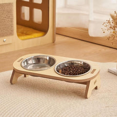 Elevated Pet Bowl for Neck Support in Cats & Dogs