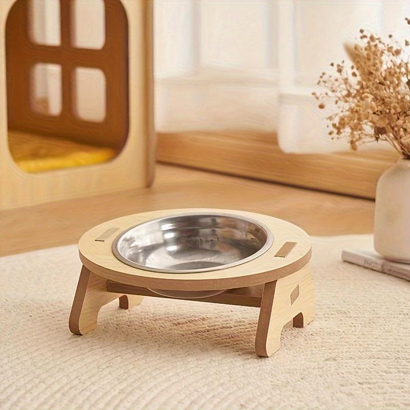Elevated Pet Bowl for Neck Support in Cats & Dogs