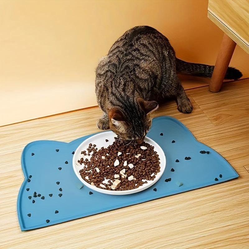 Waterproof Silicone Pet Food Mat Non Slip Easy To Clean for Dogs and Cats