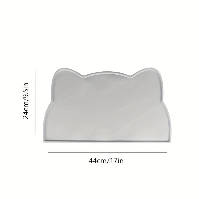 Waterproof Silicone Pet Food Mat Non Slip Easy To Clean for Dogs and Cats