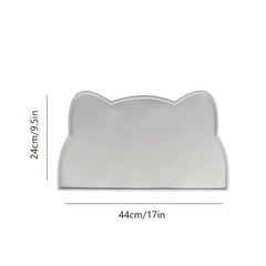 Waterproof Silicone Pet Food Mat Non Slip Easy To Clean for Dogs and Cats