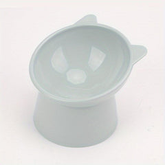 Elevated Cat Bowls Tilted for Comfortable Feeding